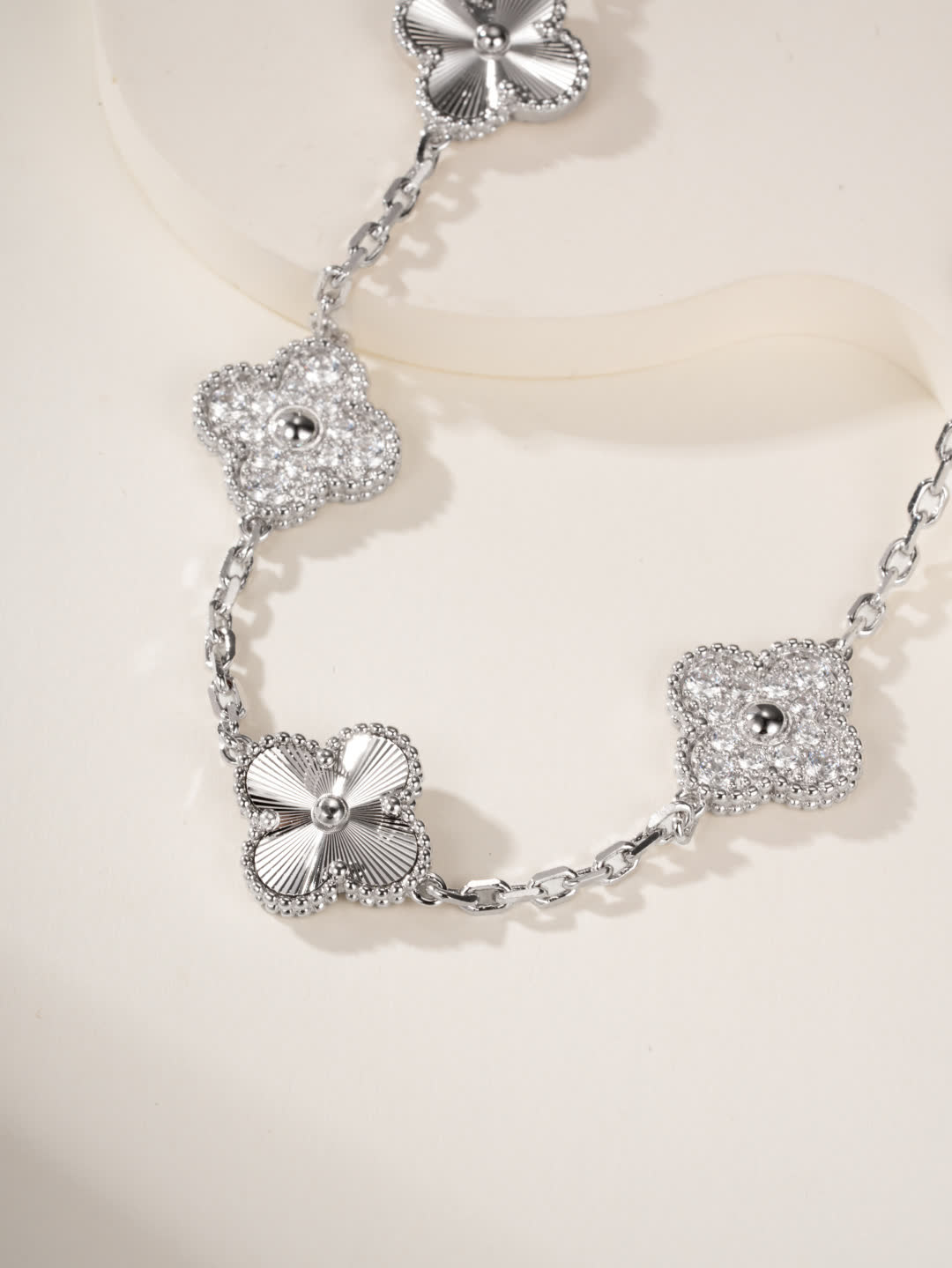 Van Cleef & Arpels Alhambra Diamond Bracelet